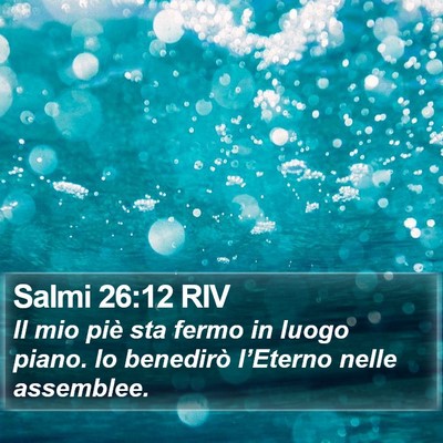 Salmi 26:12 RIV Bible Verse Image