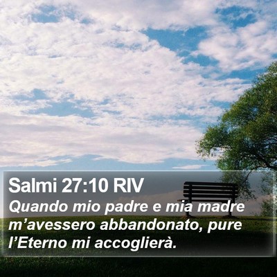 Salmi 27:10 RIV Bible Verse Image