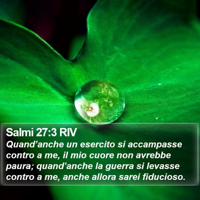 Salmi 27:3 RIV Bible Verse Image
