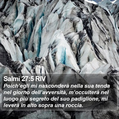 Salmi 27:5 RIV Bible Verse Image