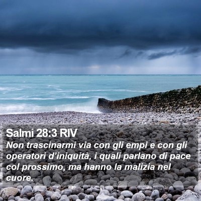 Salmi 28:3 RIV Bible Verse Image