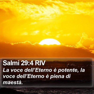 Salmi 29:4 RIV Bible Verse Image