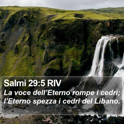 Salmi 29:5 RIV Bible Verse Image