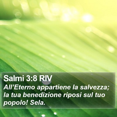 Salmi 3:8 RIV Bible Verse Image