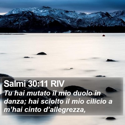 Salmi 30:11 RIV Bible Verse Image