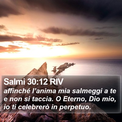 Salmi 30:12 RIV Bible Verse Image