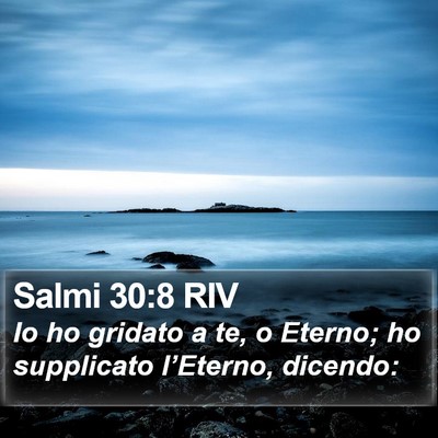 Salmi 30:8 RIV Bible Verse Image