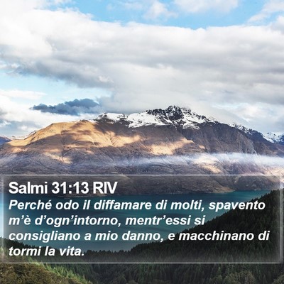 Salmi 31:13 RIV Bible Verse Image