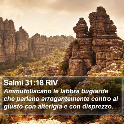 Salmi 31:18 RIV Bible Verse Image