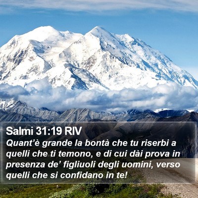Salmi 31:19 RIV Bible Verse Image