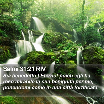 Salmi 31:21 RIV Bible Verse Image
