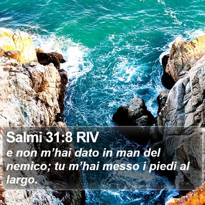 Salmi 31:8 RIV Bible Verse Image