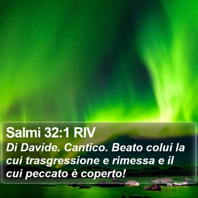 Salmi 32:1 RIV Bible Verse Image