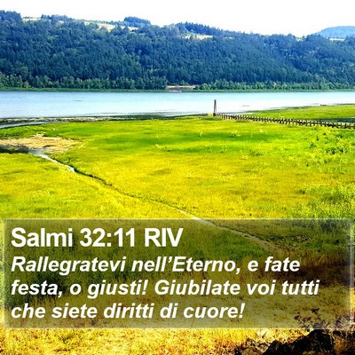 Salmi 32:11 RIV Bible Verse Image