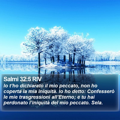 Salmi 32:5 RIV Bible Verse Image
