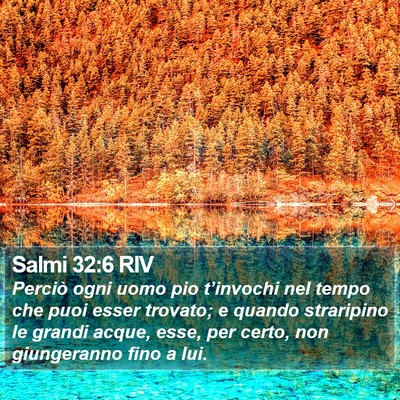 Salmi 32:6 RIV Bible Verse Image