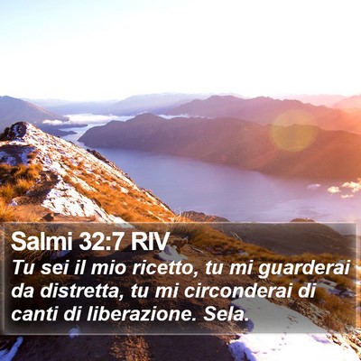 Salmi 32:7 RIV Bible Verse Image