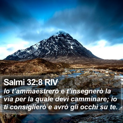 Salmi 32:8 RIV Bible Verse Image