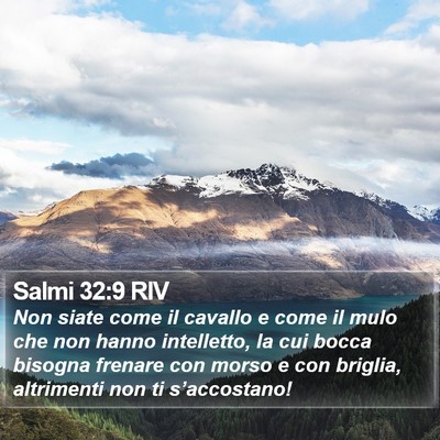 Salmi 32:9 RIV Bible Verse Image