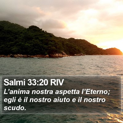 Salmi 33:20 RIV Bible Verse Image