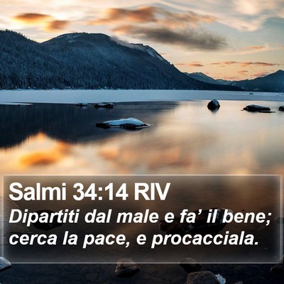 Salmi 34:14 RIV Bible Verse Image