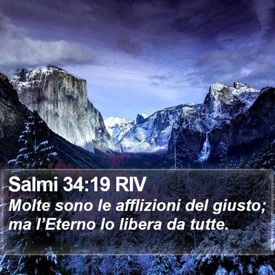 Salmi 34:19 RIV Bible Verse Image
