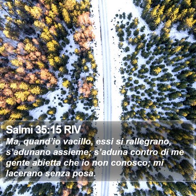 Salmi 35:15 RIV Bible Verse Image