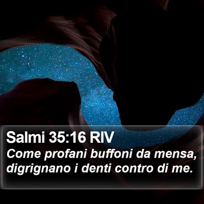 Salmi 35:16 RIV Bible Verse Image