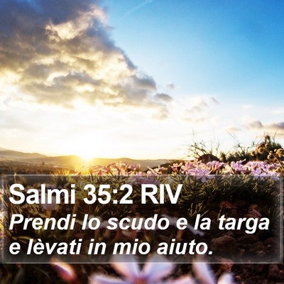 Salmi 35:2 RIV Bible Verse Image