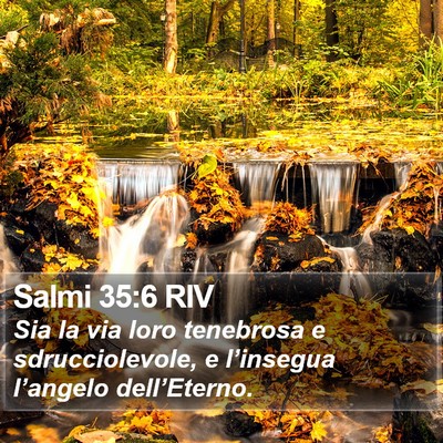 Salmi 35:6 RIV Bible Verse Image