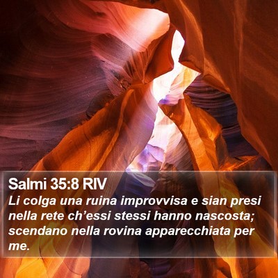 Salmi 35:8 RIV Bible Verse Image