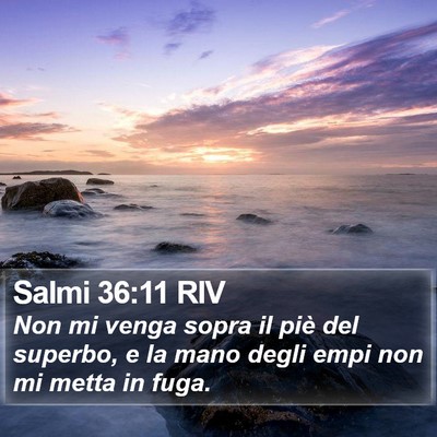 Salmi 36:11 RIV Bible Verse Image