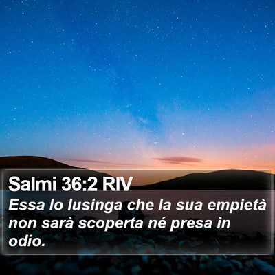 Salmi 36:2 RIV Bible Verse Image