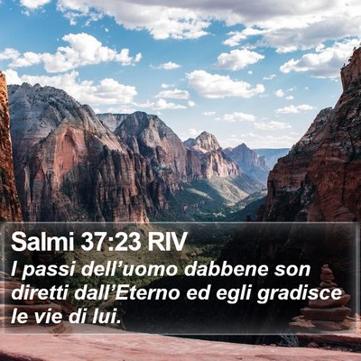Salmi 37:23 RIV Bible Verse Image