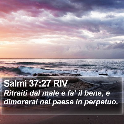 Salmi 37:27 RIV Bible Verse Image