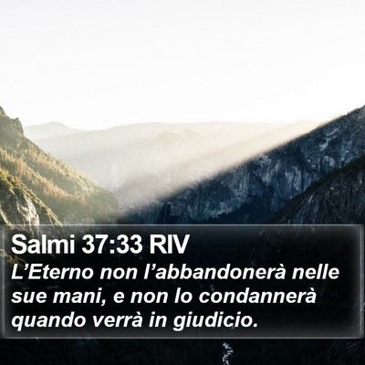 Salmi 37:33 RIV Bible Verse Image