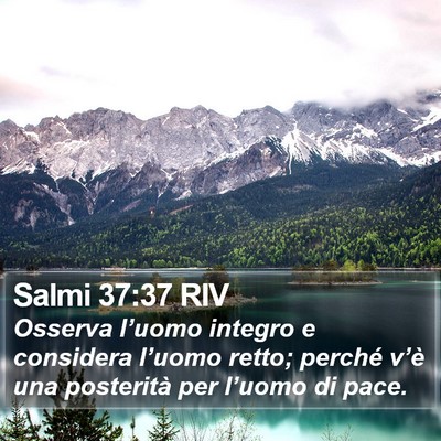 Salmi 37:37 RIV Bible Verse Image