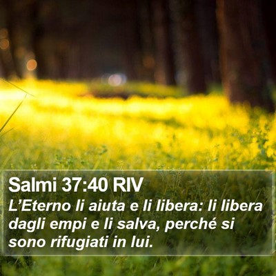 Salmi 37:40 RIV Bible Verse Image