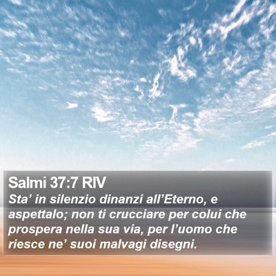 Salmi 37:7 RIV Bible Verse Image