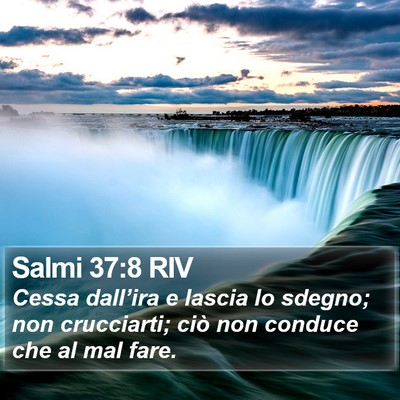 Salmi 37:8 RIV Bible Verse Image