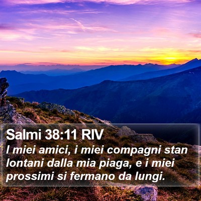 Salmi 38:11 RIV Bible Verse Image
