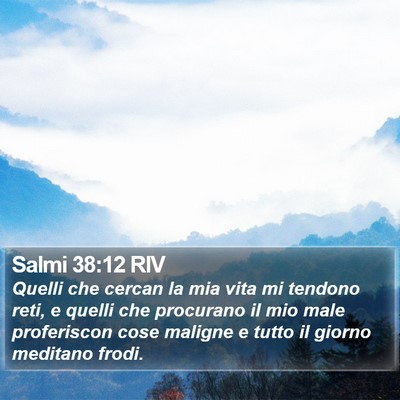 Salmi 38:12 RIV Bible Verse Image