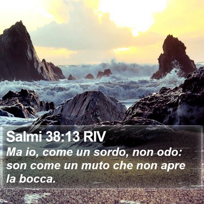 Salmi 38:13 RIV Bible Verse Image