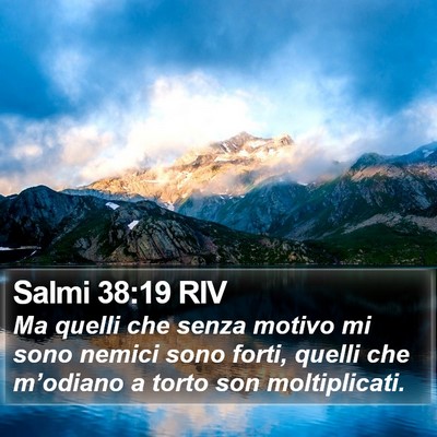 Salmi 38:19 RIV Bible Verse Image