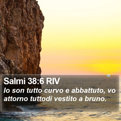 Salmi 38:6 RIV Bible Verse Image