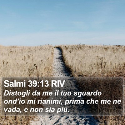 Salmi 39:13 RIV Bible Verse Image