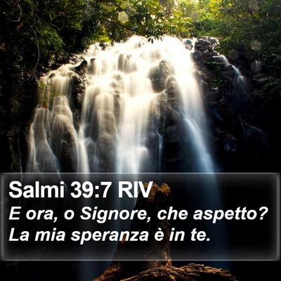 Salmi 39:7 RIV Bible Verse Image