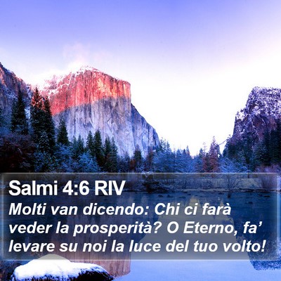 Salmi 4:6 RIV Bible Verse Image