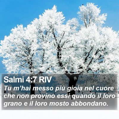 Salmi 4:7 RIV Bible Verse Image