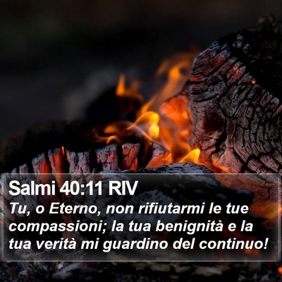 Salmi 40:11 RIV Bible Verse Image